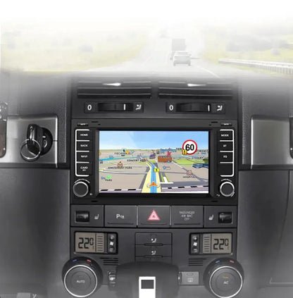 Radio nawigacja Volkswagen VW Touareg Multivan T5 Transporter 2004-2009 Carplay Android Auto - Multigenus