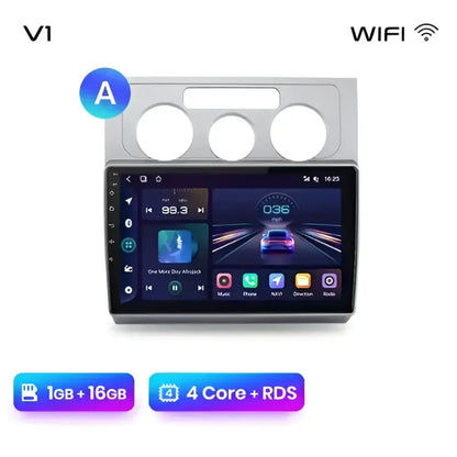 Radio samochodowe do Volkswagen Touran 1 2003 - 2010 bezprzewodowe CarPlay Android Auto inteligentne systemy samochodowe Nie 2 din 2din DVD - Multigenus