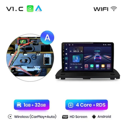 Radio dla Volvo XC90 od 2004 - 2014 2 - DIN z Android Auto AI – 4G GPS i bezprzewodowe CarPlay - Multigenus