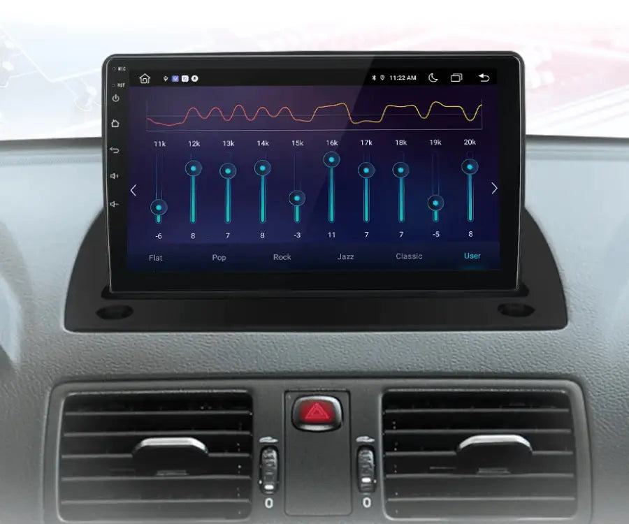 Radio dla Volvo XC90 od 2004 - 2014 2 - DIN z Android Auto AI – 4G GPS i bezprzewodowe CarPlay - Multigenus