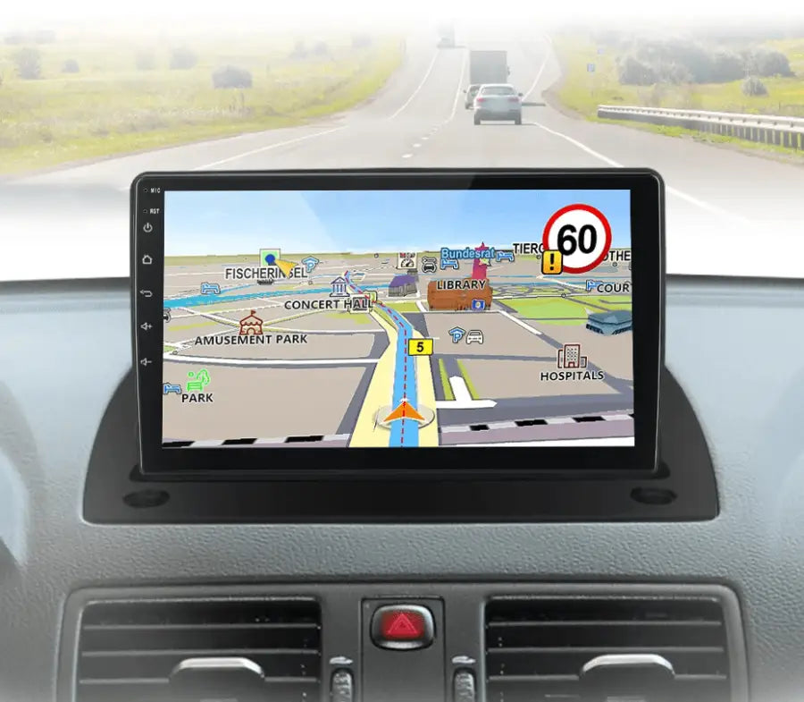 Radio dla Volvo XC90 od 2004 - 2014 2 - DIN z Android Auto AI – 4G GPS i bezprzewodowe CarPlay - Multigenus