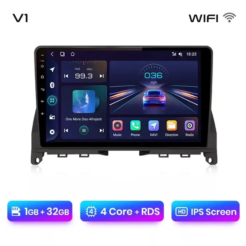 Radio Android z CarPlay do Mercedes Benz C - Class W204/S204 od 2006 - 2011 - Multigenus