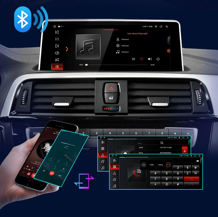 Radio dla BMW 1 Serii F20 EVO 2017 - 2019 z Bezprzewodowym CarPlay i Android Auto oraz Nawigacją GPS - Multigenus