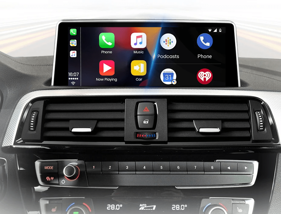 Radio dla BMW 1 Serii F20 EVO 2017 - 2019 z Bezprzewodowym CarPlay i Android Auto oraz Nawigacją GPS - Multigenus