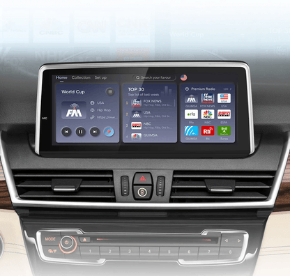 Radio dla BMW F45 F46 F87 od 2013 - 2018 – Multimedia GPS z Bezprzewodowym CarPlay i Android Auto - Multigenus