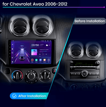 Radio dla Chevrolet Aveo 2006 - 2012 – CarPlay i Android Auto - Multigenus