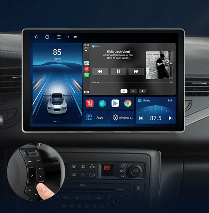 Radio dla Citroen C5 od 2008 - 2017 z AI Voice, Bezprzewodowy CarPlay i Android Auto - Multigenus