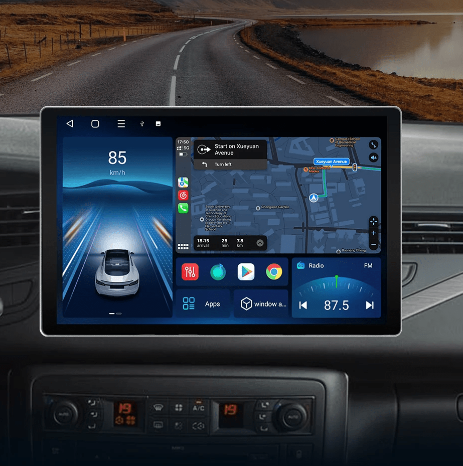 Radio dla Citroen C5 od 2008 - 2017 z AI Voice, Bezprzewodowy CarPlay i Android Auto - Multigenus