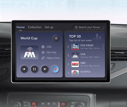 Radio dla Citroen C5 od 2008 - 2017 z AI Voice, Bezprzewodowy CarPlay i Android Auto - Multigenus