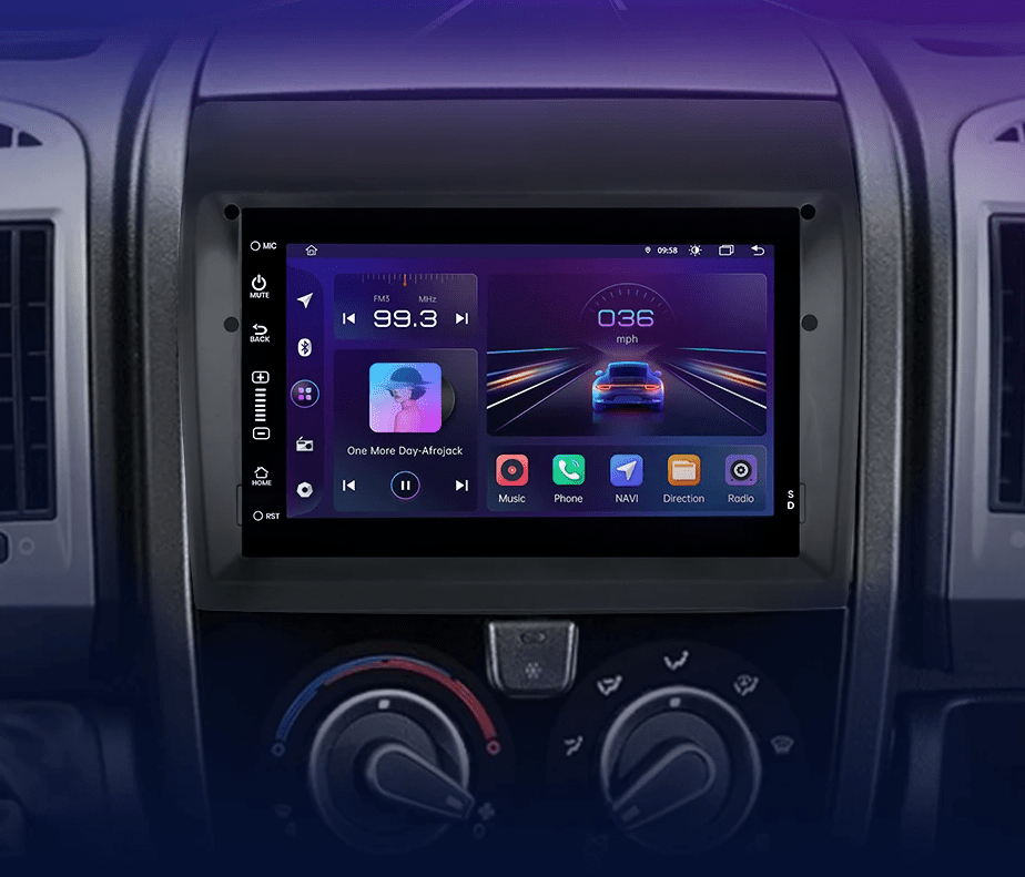 Radio dla Fiat Ducato 2008 - 2015, Citroen Jumper i Peugeot Boxer 2012 - 2015 Multimedialne z GPS Android - Multigenus