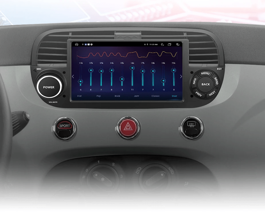 Radio dla Fiat Tipo i Egea 2015 - 2017 System Multimedialny GPS Android Auto z CarPlay - Multigenus