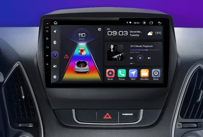 Radio dla Hyundai Tucson 2 ix35 od 2009 - 2015 – Bezprzewodowe CarPlay i Android Auto, System Multimedialny - Multigenus