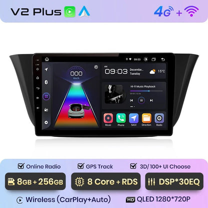 Radio dla Iveco Daily 2014 - 2021 – CarPlay Multimedia i GPS 2 - DIN z AI Voice Android Auto - Multigenus