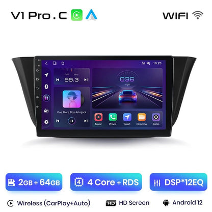 Radio dla Iveco Daily 2014 - 2021 – CarPlay Multimedia i GPS 2 - DIN z AI Voice Android Auto - Multigenus