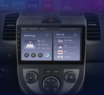 Radio dla Kia Soul 2008 - 2011 – Nawigacja GPS 4G CarPlay i Android Auto - Multigenus