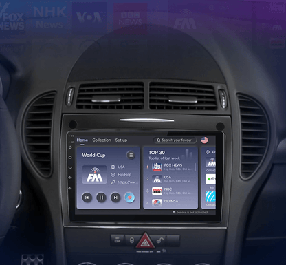 Radio dla Mercedes Benz SLK R171 od 2004 - 2011 z CarPlay i Android Auto - Multigenus