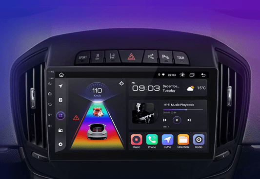 Radio dla Opel Insignia 2013 - 2017 – Bezprzewodowy CarPlay i Android Auto, 2 - DIN - Multigenus