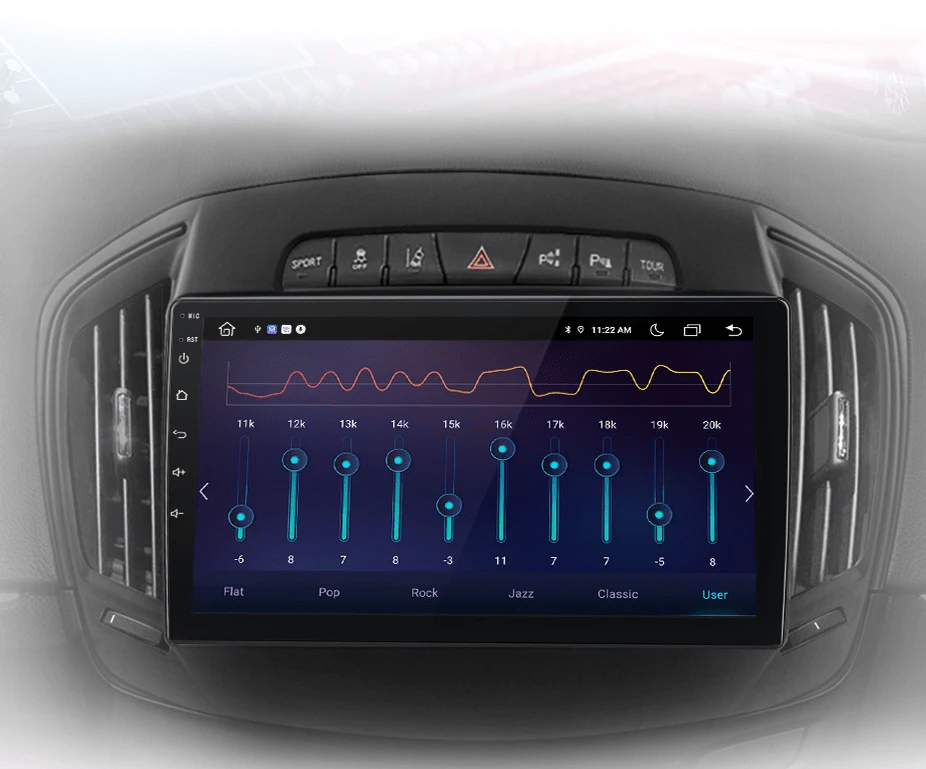 Radio dla Opel Insignia 2013 - 2017 – Bezprzewodowy CarPlay i Android Auto, 2 - DIN - Multigenus