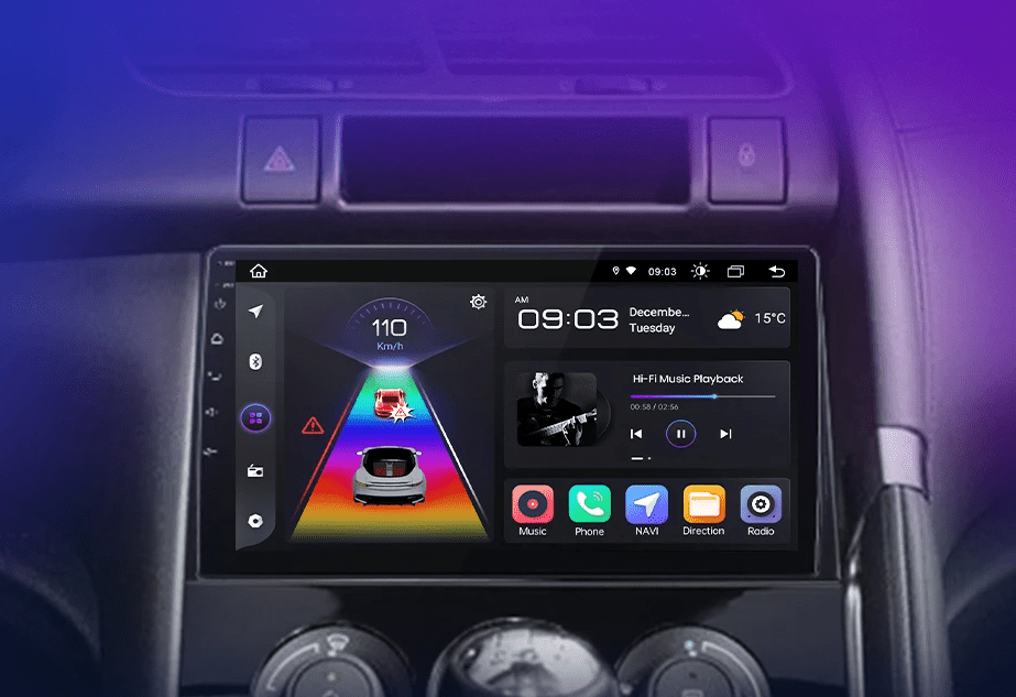 Radio dla Peugeot 3008 od 2009 - 2015 – Bezprzewodowy CarPlay i Android Auto - Multigenus