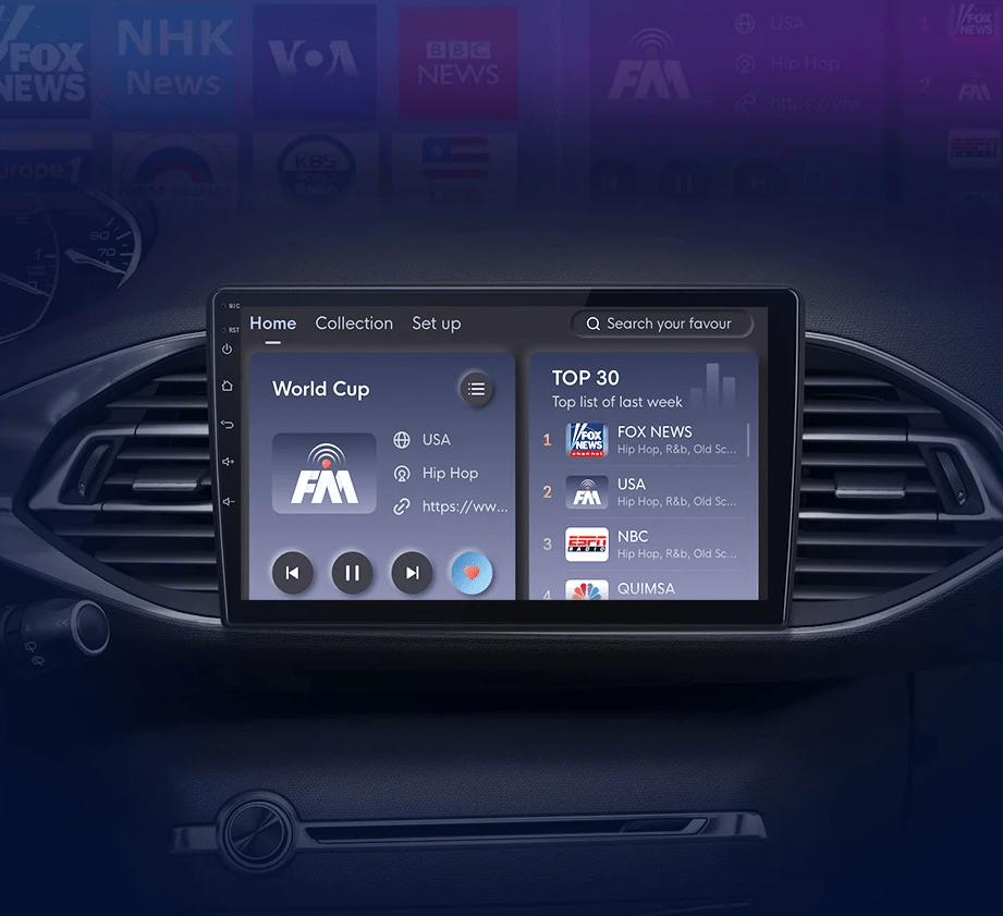 Radio dla Peugeot 308 308S od 2013 - 2017 – Bezprzewodowy CarPlay i Android Auto, Inteligentne Systemy - Multigenus