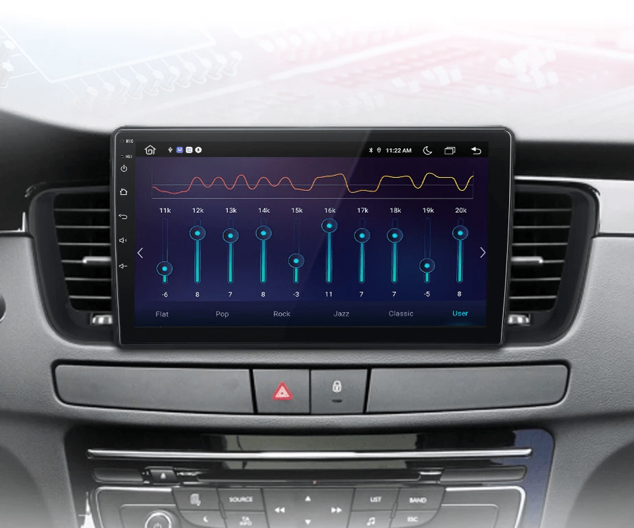 Radio dla Peugeot 508 508SW 2011 - 2018 z Bezprzewodowym CarPlay i Android Auto - Multigenus