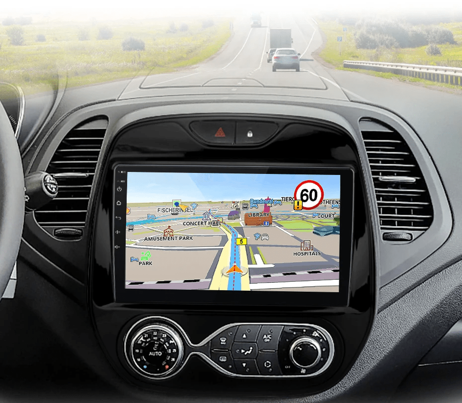 Radio dla Renault Captur 2016 - 2019 4G, Multimedia GPS z Bezprzewodowym CarPlay i Android Auto - Multigenus