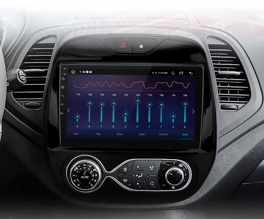 Radio dla Renault Captur 2016 - 2019 4G, Multimedia GPS z Bezprzewodowym CarPlay i Android Auto - Multigenus