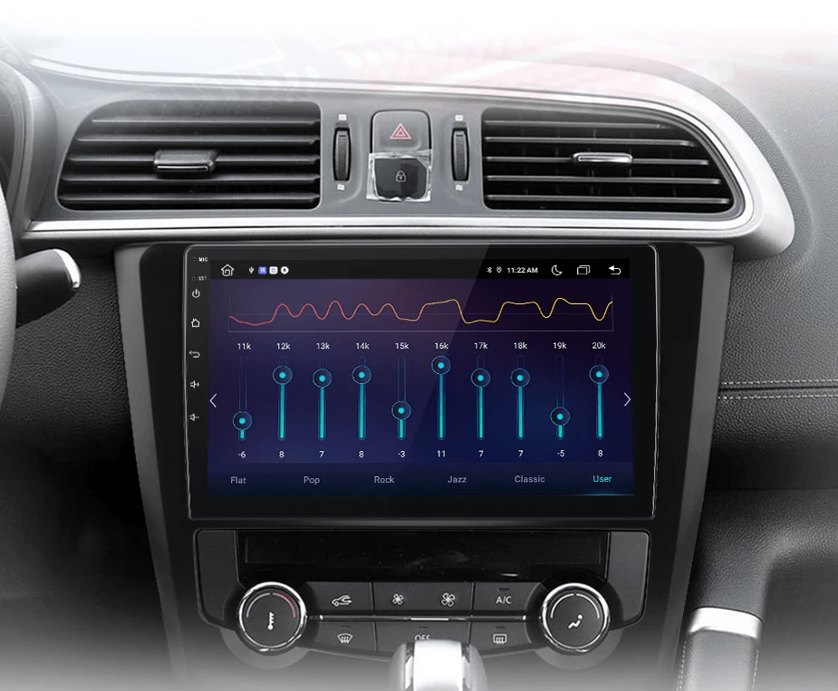 Radio dla Renault Kadjar 2015 - 2019 – Bezprzewodowy CarPlay i Android Auto, System Integracyjny - Multigenus