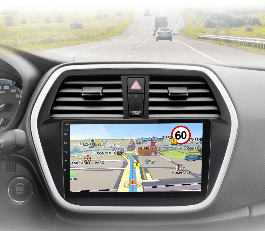 Radio dla Suzuki SX4 & S - Cross 2012 - 2016 z CarPlay i 4G GPS 2 - DIN AI Voice Android Auto - Multigenus