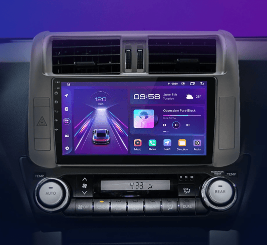 Radio dla Toyota Land Cruiser Prado 150 (2009 - 2013) – Nawigacja GPS 4G CarPlay i Android Auto - Multigenus