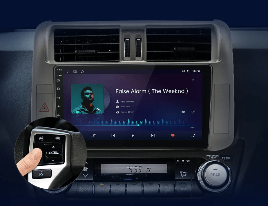 Radio dla Toyota Land Cruiser Prado 150 (2009 - 2013) – Nawigacja GPS 4G CarPlay i Android Auto - Multigenus