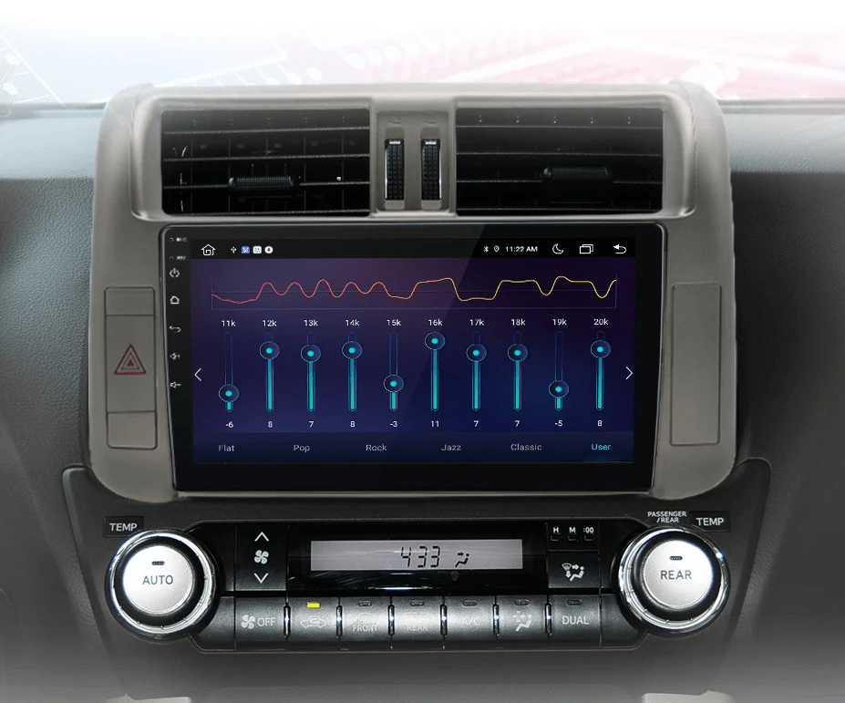 Radio dla Toyota Land Cruiser Prado 150 (2009 - 2013) – Nawigacja GPS 4G CarPlay i Android Auto - Multigenus