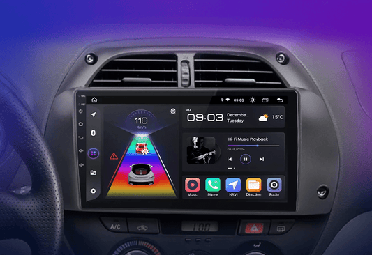 Radio dla Toyota RAV4 od 2001 - 2005 – Bezprzewodowy CarPlay i Android Auto - Multigenus