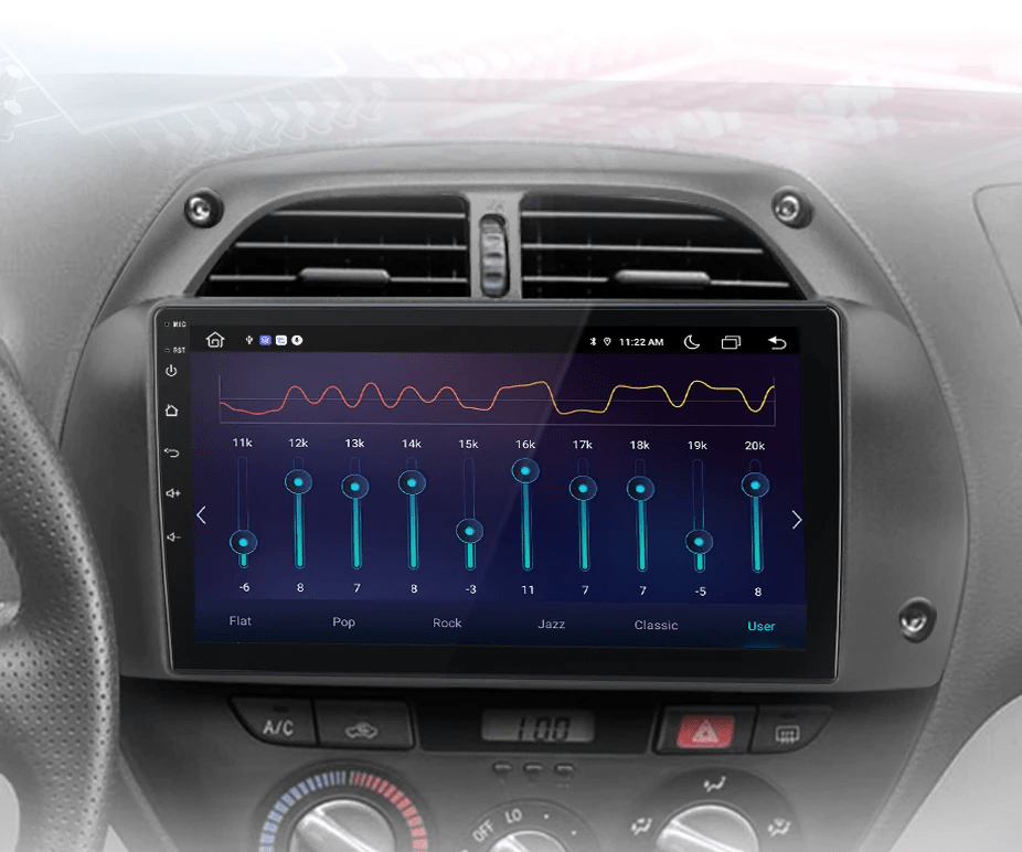 Radio dla Toyota RAV4 od 2001 - 2005 – Bezprzewodowy CarPlay i Android Auto - Multigenus