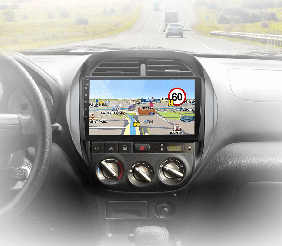 Radio dla Toyota RAV4 od 2003 - 2005 – Android Auto, CarPlay, Nawigacja GPS 4G 2 - DIN AI Voice - Multigenus