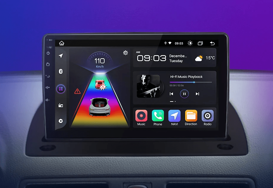 Radio dla Volvo XC90 od 2004 - 2014 2 - DIN z Android Auto AI – 4G GPS i bezprzewodowe CarPlay - Multigenus