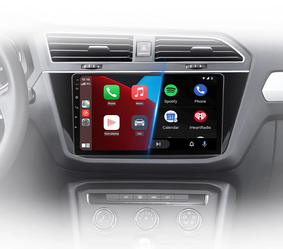 Radio dla VW Tiguan 2016 - 2020 z 4G, 2 - DIN, GPS Multimedia z Android Auto i CarPlay - Multigenus