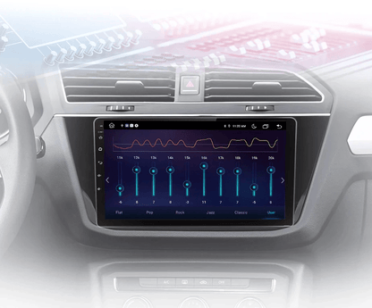 Radio dla VW Tiguan 2016 - 2020 z 4G, 2 - DIN, GPS Multimedia z Android Auto i CarPlay - Multigenus