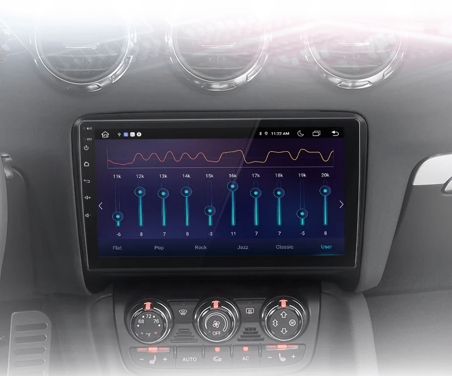 Radio do Audi TT MK2 8J od 2006 - 2014 – Bezprzewodowy CarPlay i Android Auto - Multigenus