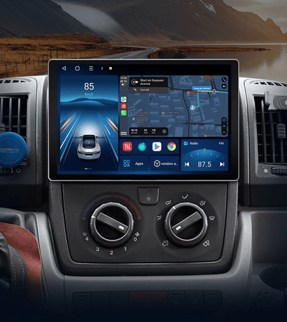 Radio do Fiat Ducato 2007 - 2015 AI Voice z Bezprzewodowym CarPlay i Android Auto - Multigenus