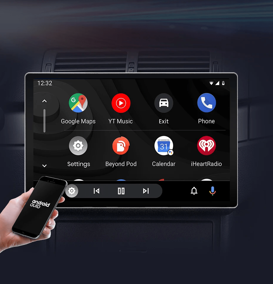 Radio do Fiat Ducato 2007 - 2015 AI Voice z Bezprzewodowym CarPlay i Android Auto - Multigenus