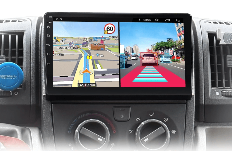 Radio do Fiat Ducato i Peugeot Boxer 2 i Citroen Jumper 2 od 2006 - 2015 CarPlay i Android Auto 2 - DIN - Multigenus