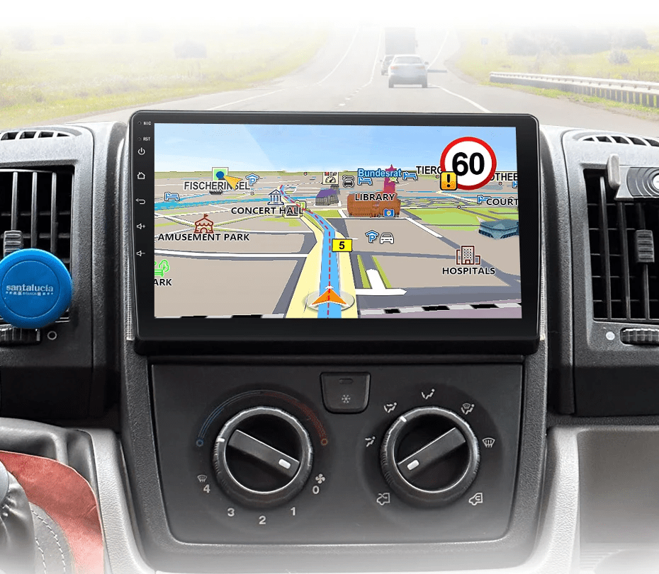 Radio do Fiat Ducato i Peugeot Boxer 2 i Citroen Jumper 2 od 2006 - 2015 CarPlay i Android Auto 2 - DIN - Multigenus