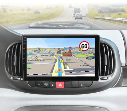 Radio do Fiata 500L 2012 - 2017 – 4G, Multimedia GPS z CarPlay 2 - DIN AI Voice Android Auto - Multigenus