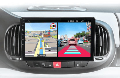 Radio do Fiata 500L 2012 - 2017 – 4G, Multimedia GPS z CarPlay 2 - DIN AI Voice Android Auto - Multigenus