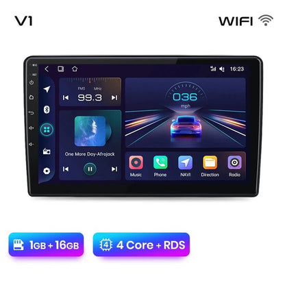 Radio do Fiata 500L 2012 - 2017 – 4G, Multimedia GPS z CarPlay 2 - DIN AI Voice Android Auto - Multigenus