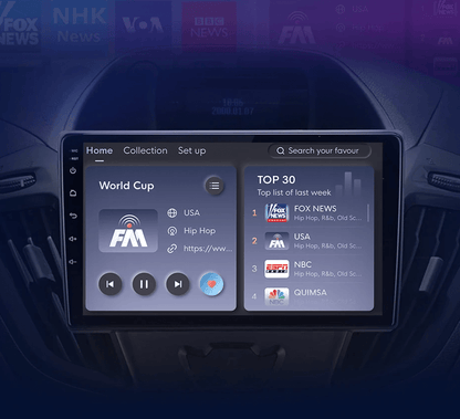 Radio do Ford Transit Custom Tourneo 2013 - 2021 z 4G, Bezprzewodowym CarPlay i Android Auto - Multigenus