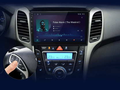 Radio do Hyundai i30 Elantra GT 2011 - 2017 z Bezprzewodowym CarPlay i Android Auto - Multigenus