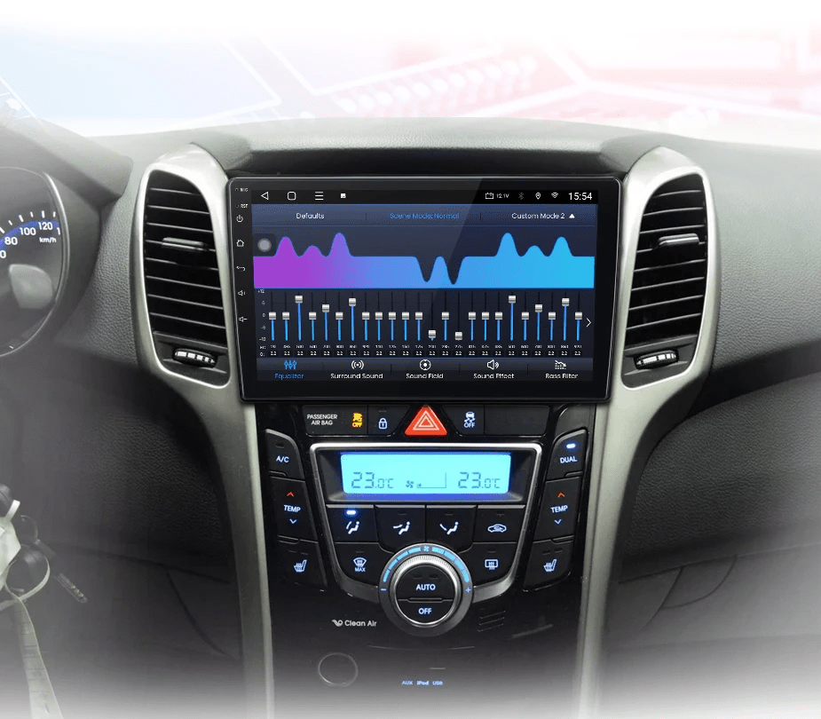 Radio do Hyundai i30 Elantra GT 2011 - 2017 z Bezprzewodowym CarPlay i Android Auto - Multigenus