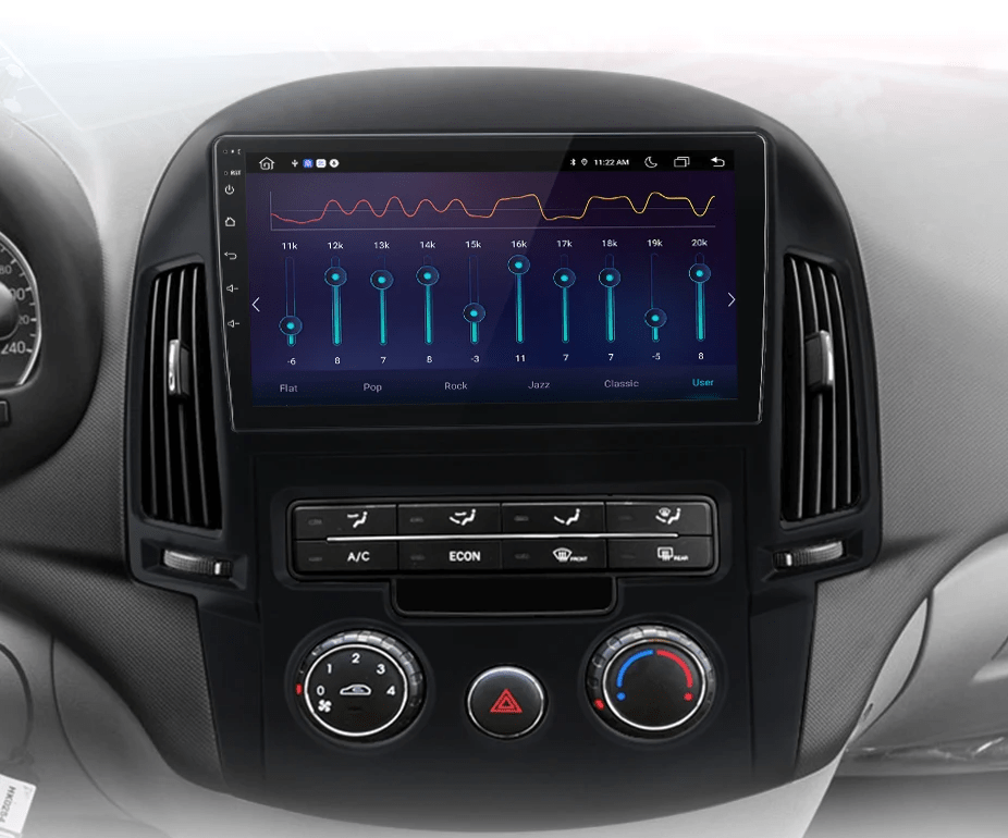 Radio do Hyundai i30 od 2006 - 2011 – Bezprzewodowy CarPlay i Android Auto, 2DIN GPS - Multigenus